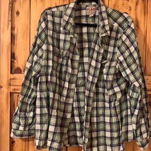 Old navy plaid flannel